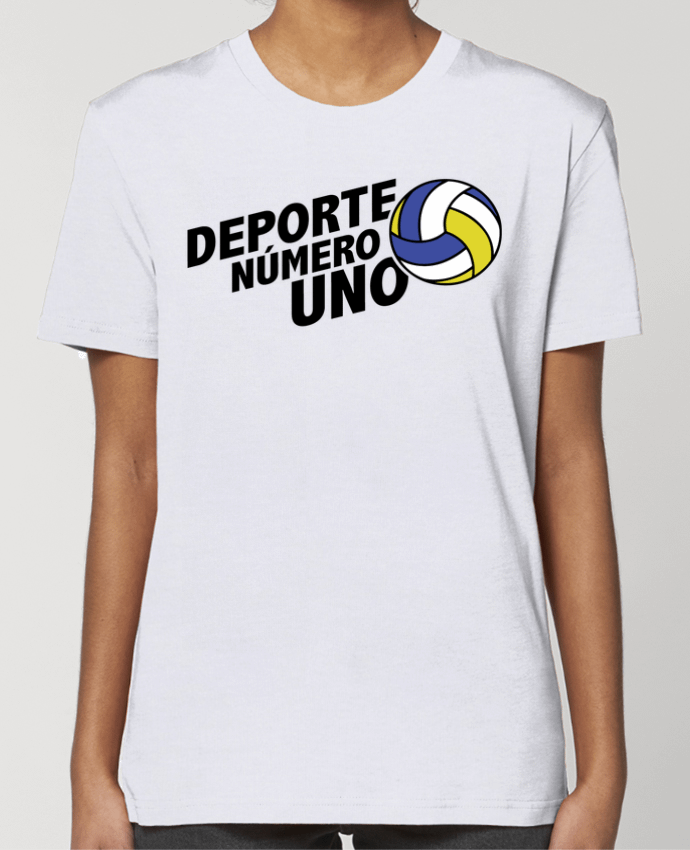 T-shirt Femme Deporte Número Uno Volleyball par tunetoo