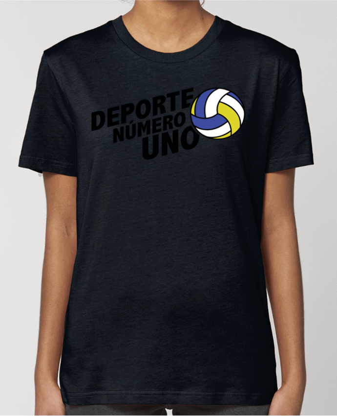 T-shirt Femme Deporte Número Uno Volleyball par tunetoo