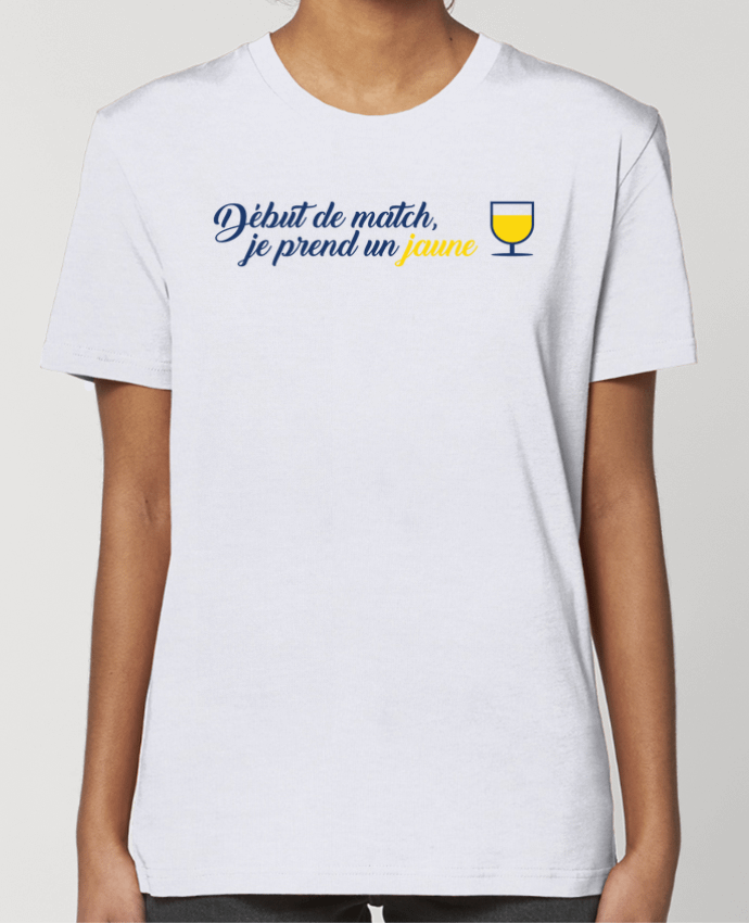 T-shirt Femme Début de match, je prend un jaune par tunetoo