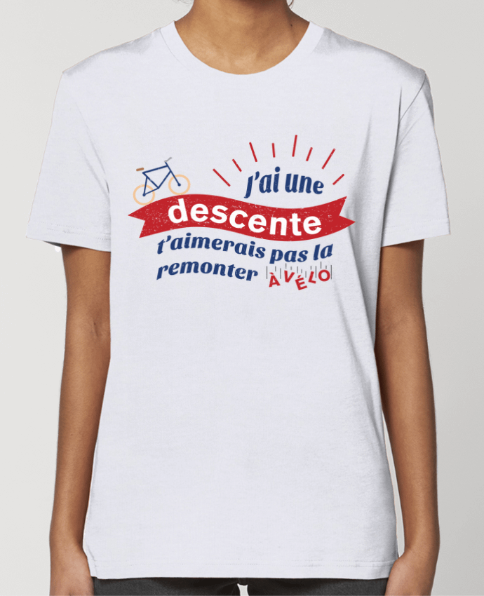 T-shirt Femme J'ai une descente t'aimerais pas la remonter à vélo par tunetoo