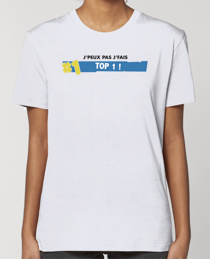 T-shirt Femme J'peux pas J'fais TOP 1 fortnite par tunetoo