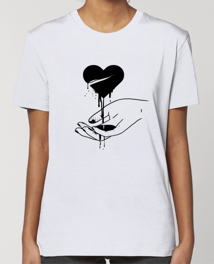 T-shirt Femme COeur qui coule par tattooanshort