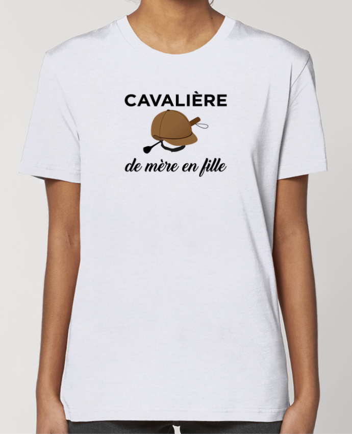 T-shirt Femme Cavalière de mère en fille par tunetoo