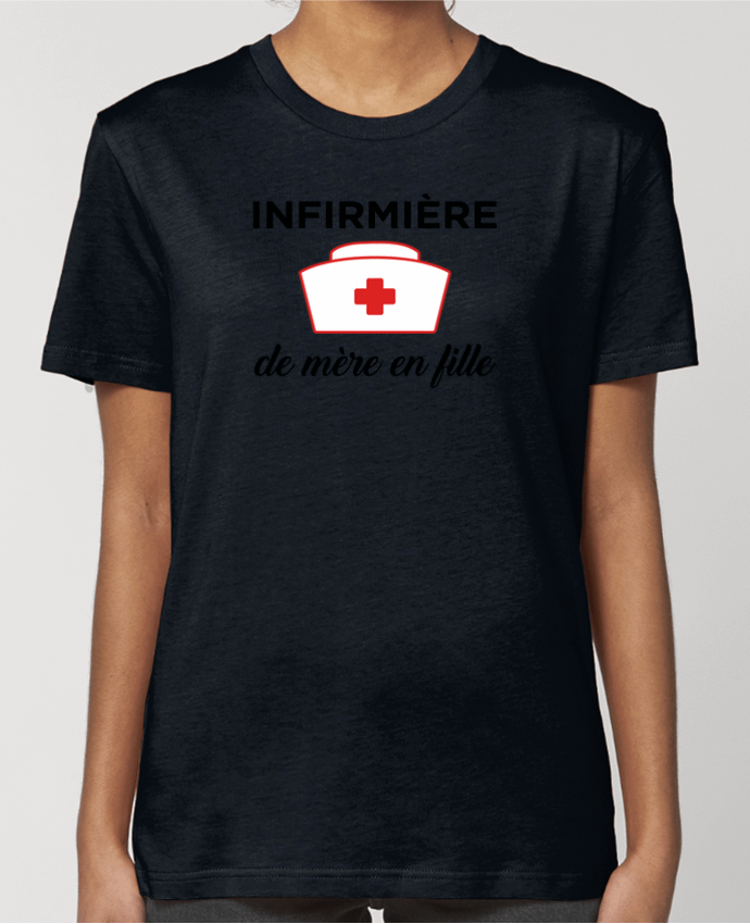 T-shirt Femme Infirmière de mère en fille par tunetoo