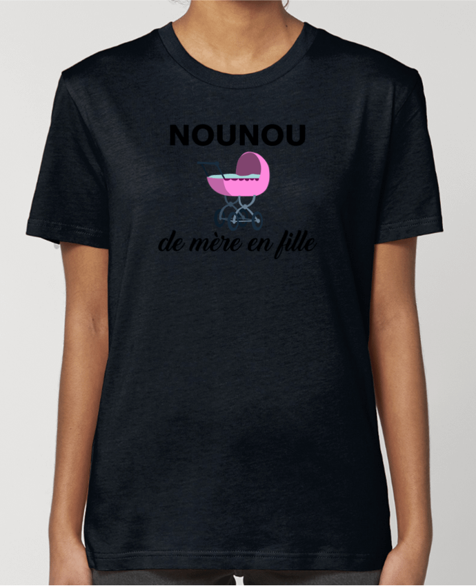 T-shirt Femme Nounou de mère en fille par tunetoo