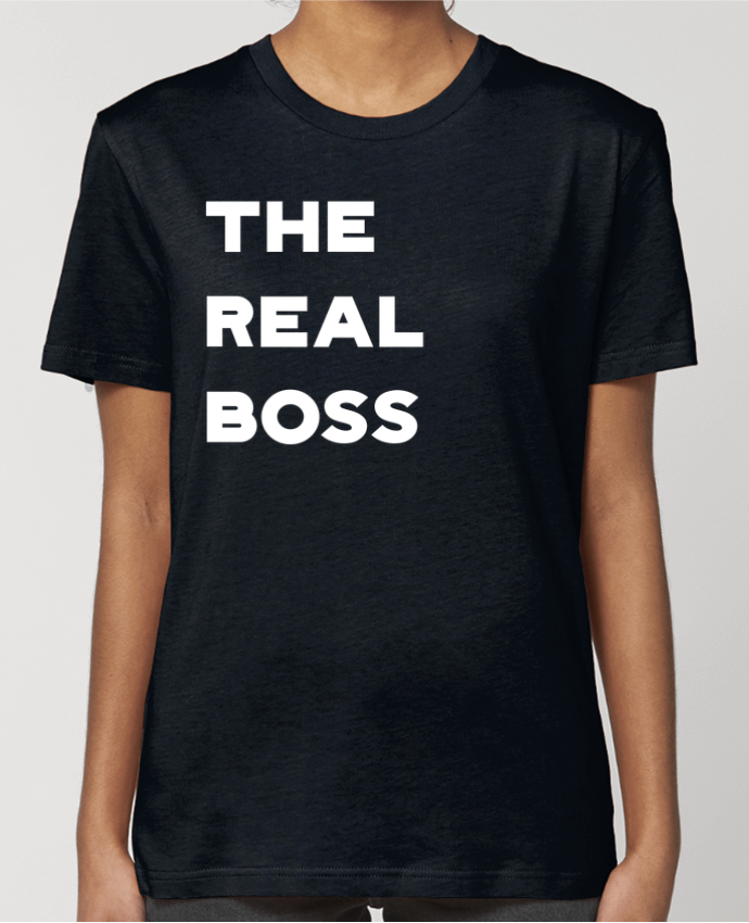 T-shirt Femme The real boss par Original t-shirt