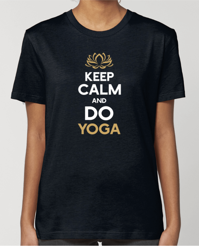 T-shirt Femme Keep calm Yoga par Original t-shirt