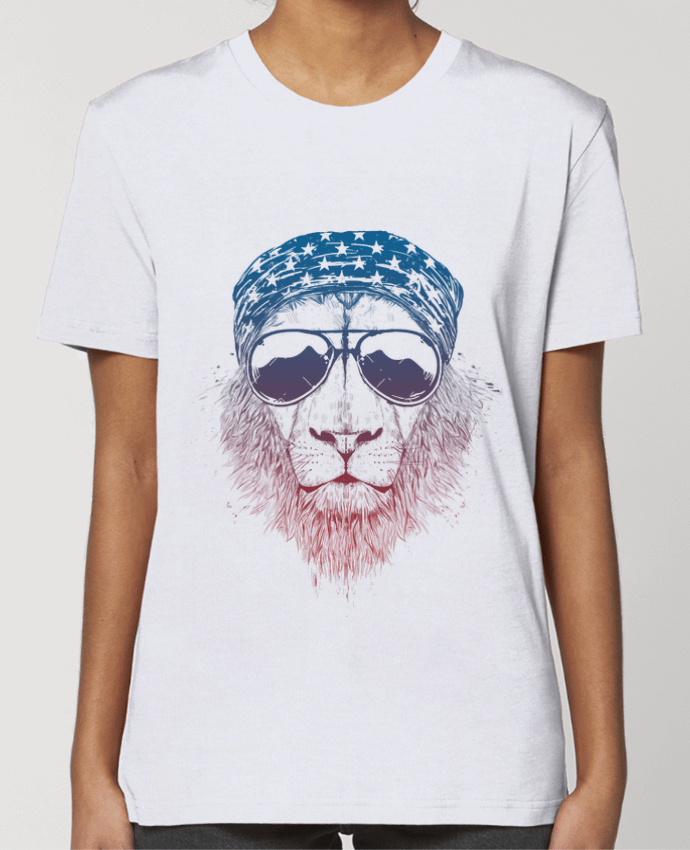 T-shirt Femme Wild lion par Balàzs Solti