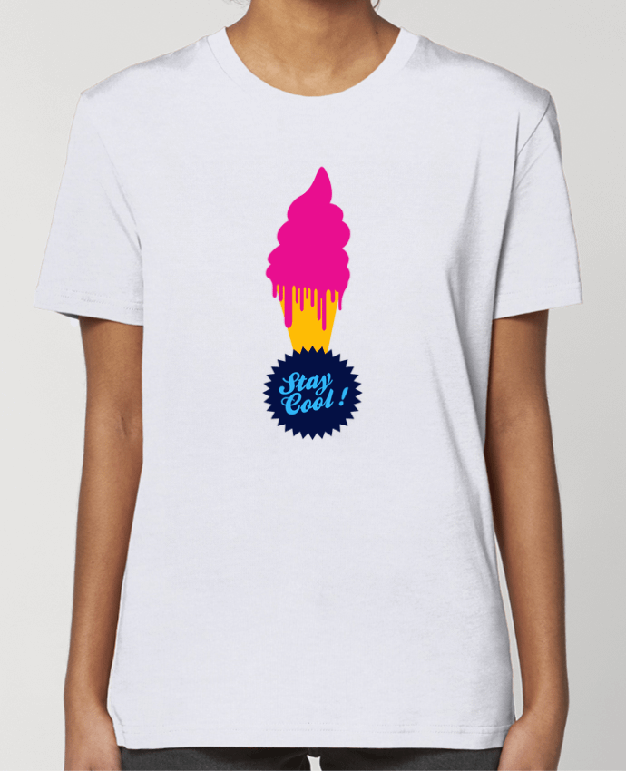 T-shirt Femme Stay cool Ice cream par justsayin