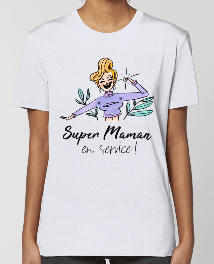 T-shirt Femme Super Maman en service par ShoppingDLN