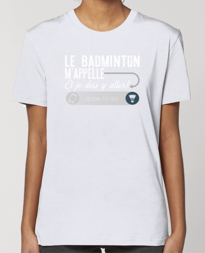 T-shirt Femme Badminton m'appelle par Original t-shirt