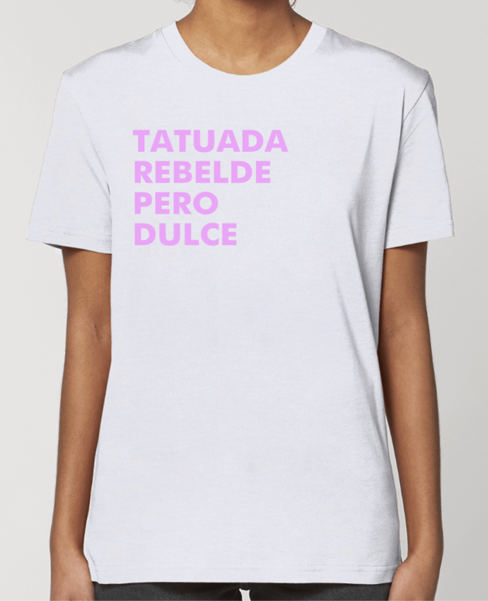 T-shirt Femme Tatuada rebelde pero dulce par tunetoo