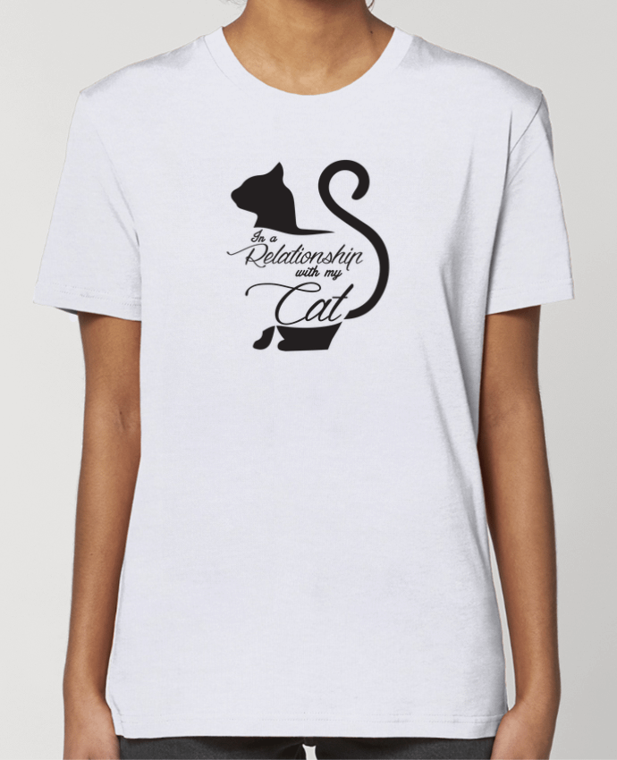 T-shirt Femme In a relationship with my cat par tunetoo