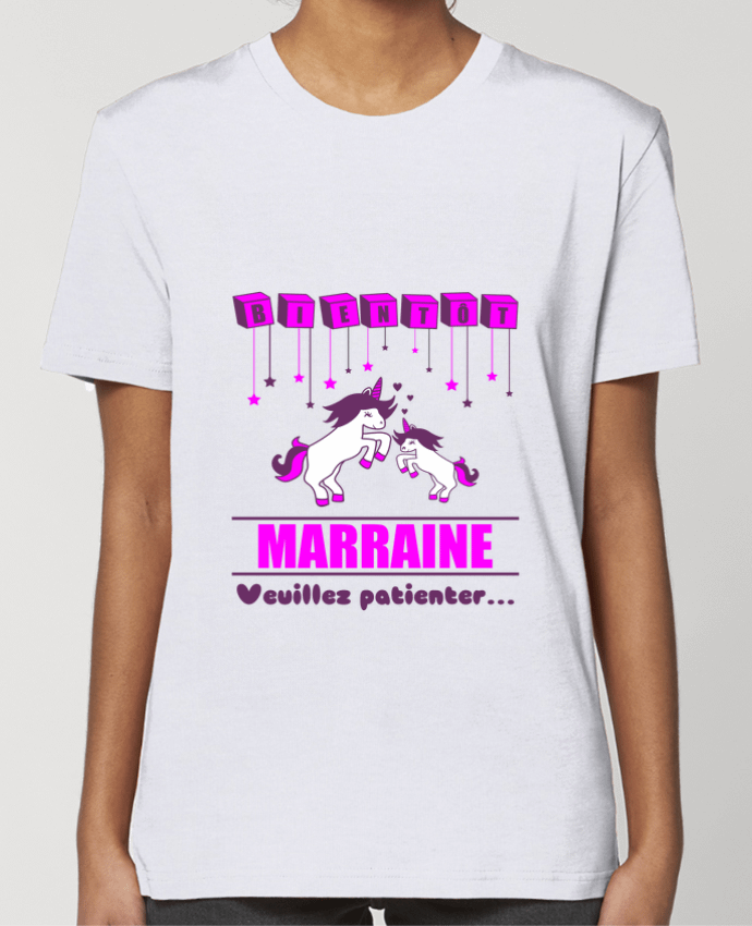 T-shirt Femme Bientôt Marraine, future marraine, licorne par Benichan