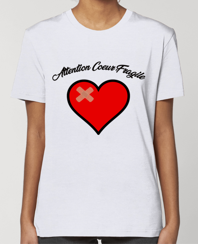 T-shirt Femme Coeur Fragile par funky-dude