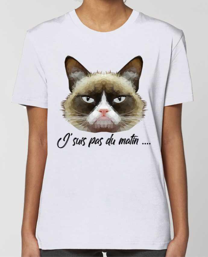 T-shirt Femme je suis pas du matin par DesignMe