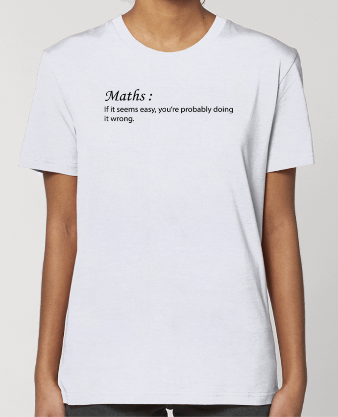 T-shirt Femme Maths definition par tunetoo