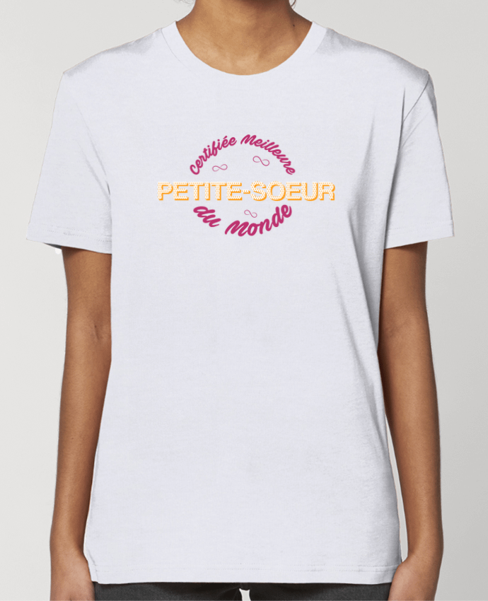 T-shirt Femme Certifiée meilleure petite-soeur du monde par tunetoo