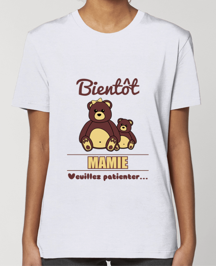 T-shirt Femme Bientôt Mamie, future grand-mère, ourson, famille, grossesse par Benichan