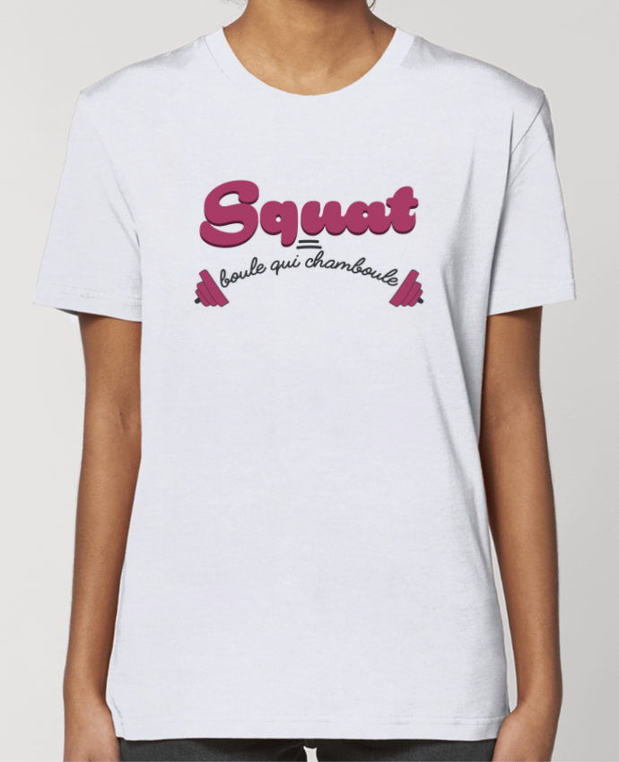 T-shirt Femme Squat = boule qui chamboule por tunetoo