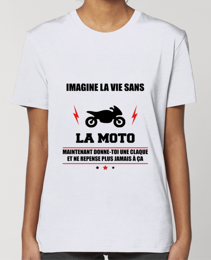 T-shirt Femme Imagine la vie sans la moto par Benichan