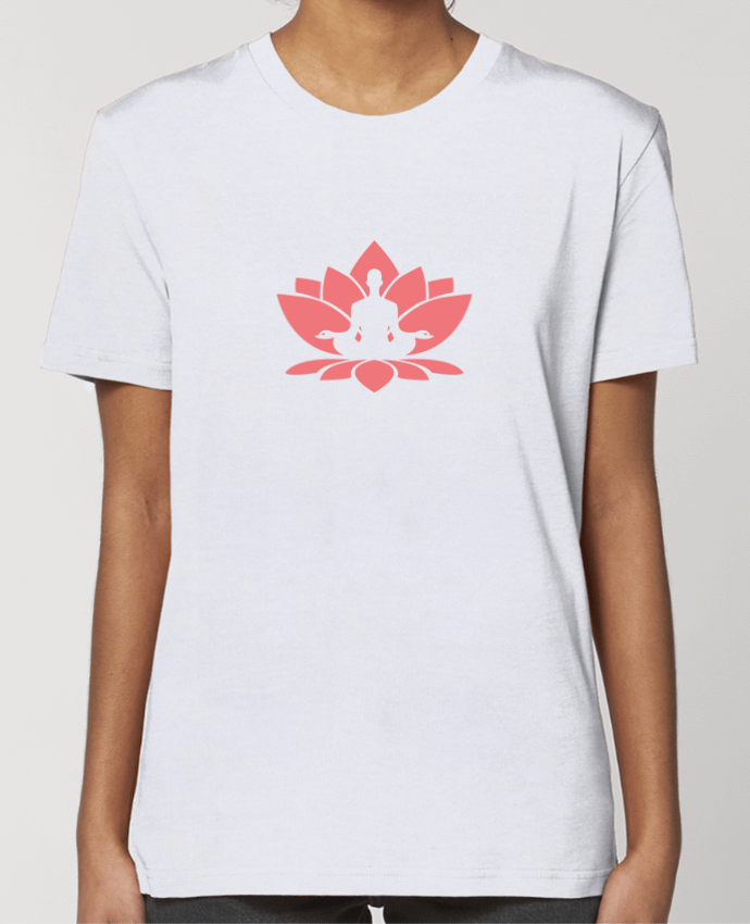 T-shirt Femme Yoga - Fleur méditation par tunetoo