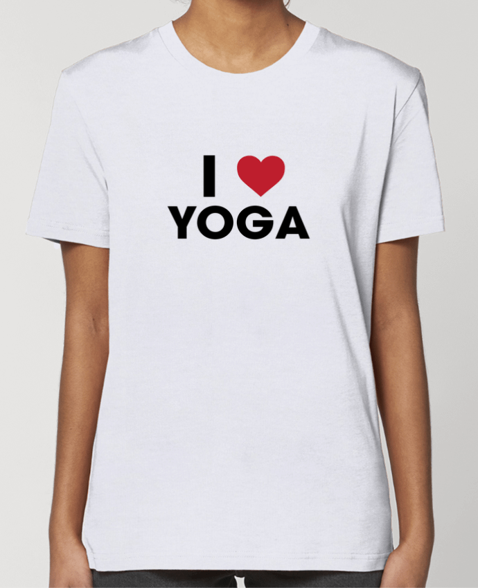 T-shirt Femme I love yoga par tunetoo