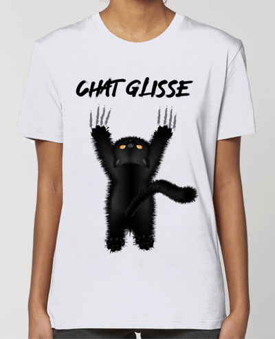 T-shirt Femme Chat Glisse par Nathéo