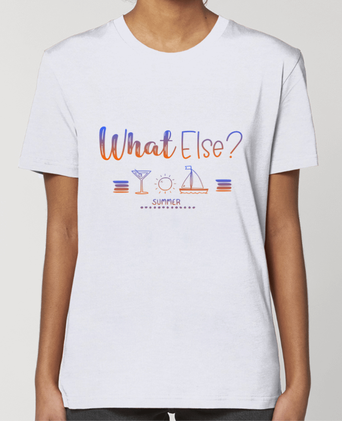 T-shirt Femme What else? par 