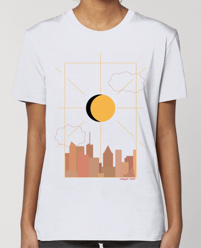 T-shirt Femme Ville abstraite by Maggie E.