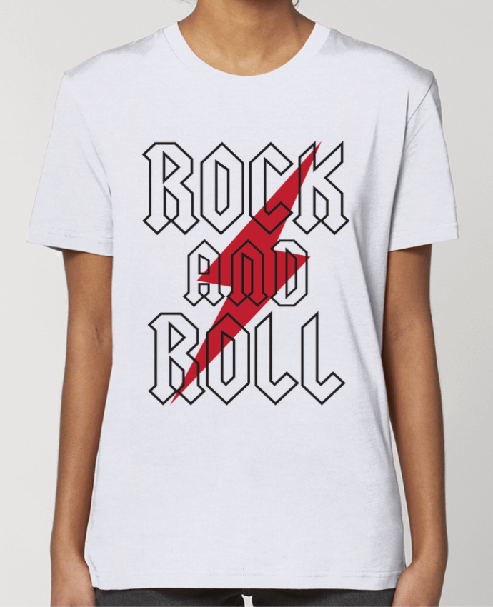 T-shirt Femme Rock And Roll por Freeyourshirt.com