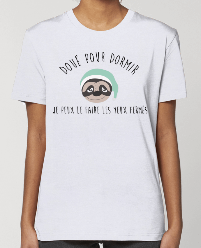 T-shirt Femme Doué pour dormir par jorrie