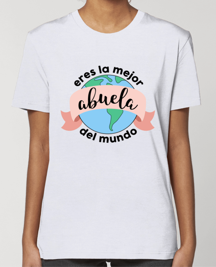 T-shirt Femme Eres la mejor abuela del mundo par tunetoo