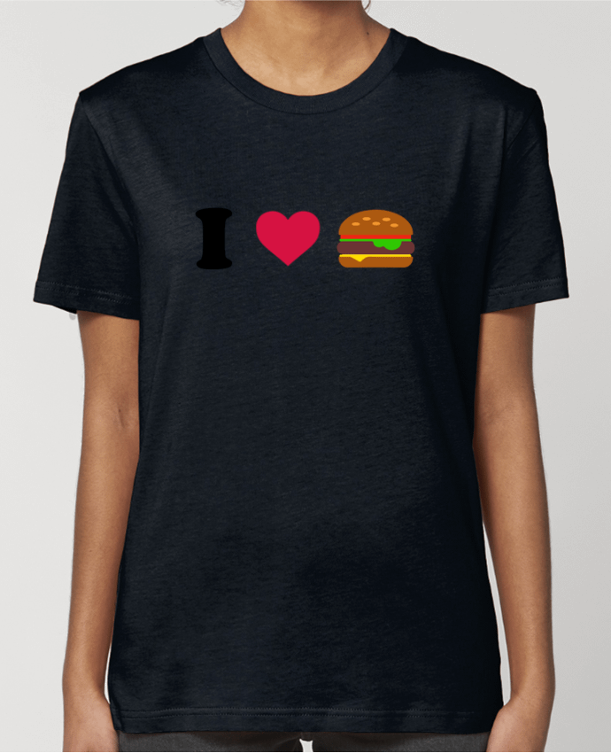 T-shirt Femme I love burger par tunetoo