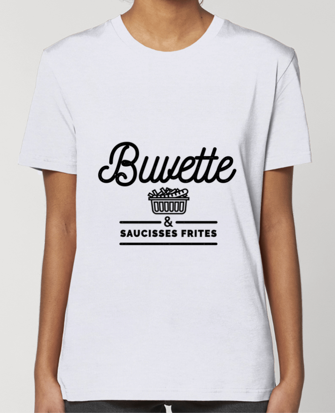 T-shirt Femme Buvette et Saucisse frites par Rustic