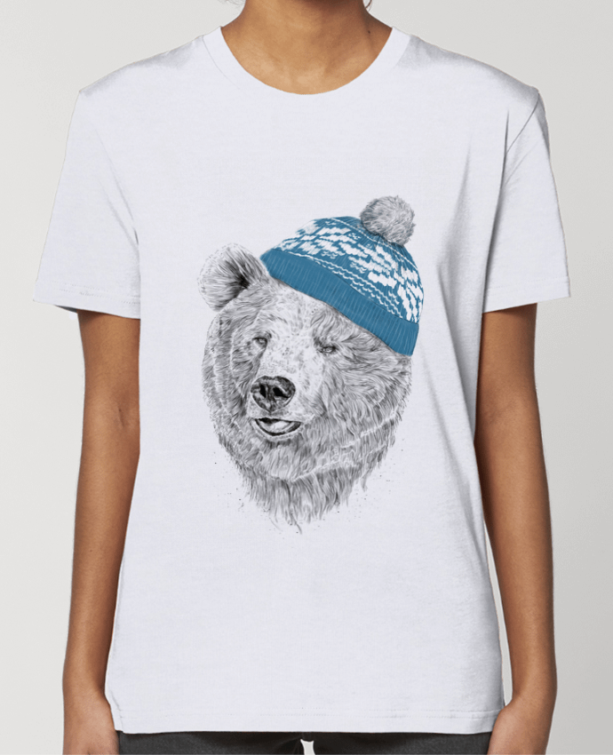 T-shirt Femme Hello Winter par Balàzs Solti