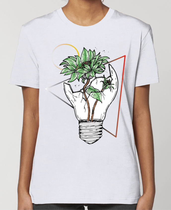 T-shirt Femme Ampoule vs la nature par jorrie