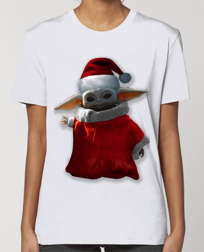 T-shirt Femme Baby Yoda lutin de Noël par Kaarto