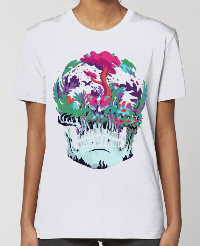 T-shirt Femme Skull nature par jorrie