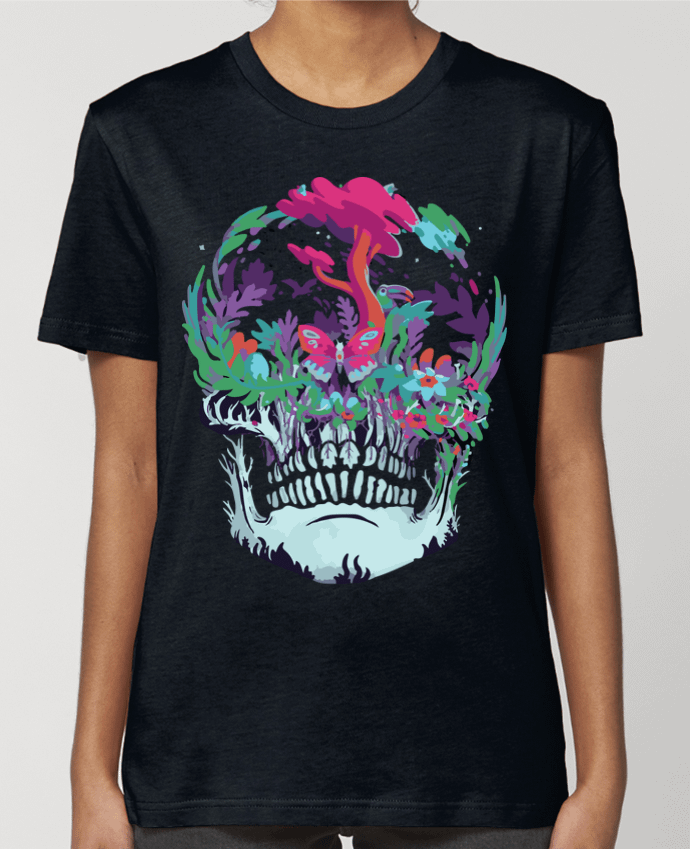 T-shirt Femme Skull nature par jorrie