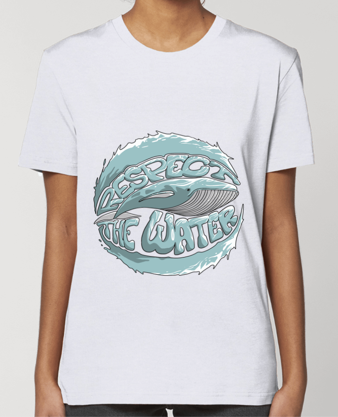 T-shirt Femme REspect the Water - Whale par TOMI AX