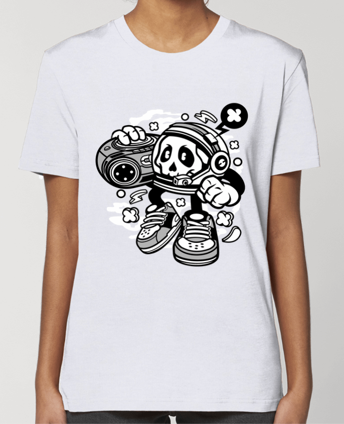 T-shirt Femme Astronaute Boombox Cartoon | By Kap Atelier Cartoon par Kap Atelier
