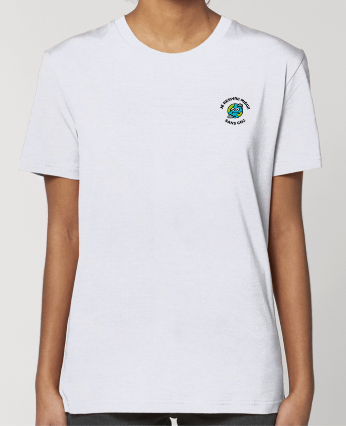 T-shirt Femme Je respire mieux sans CO2 par tunetoo