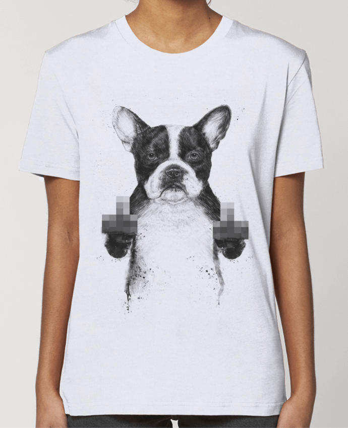 T-shirt Femme Censored dog par Balàzs Solti