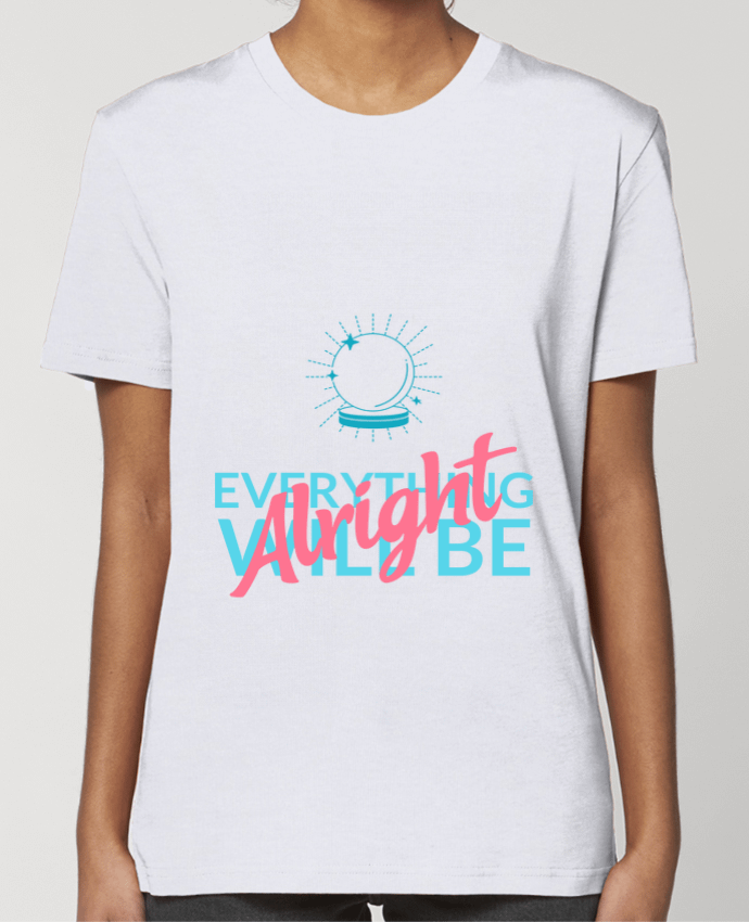 T-shirt Femme t-shirt-design-maker-with-an-optimistic-quote par Wans-e Store