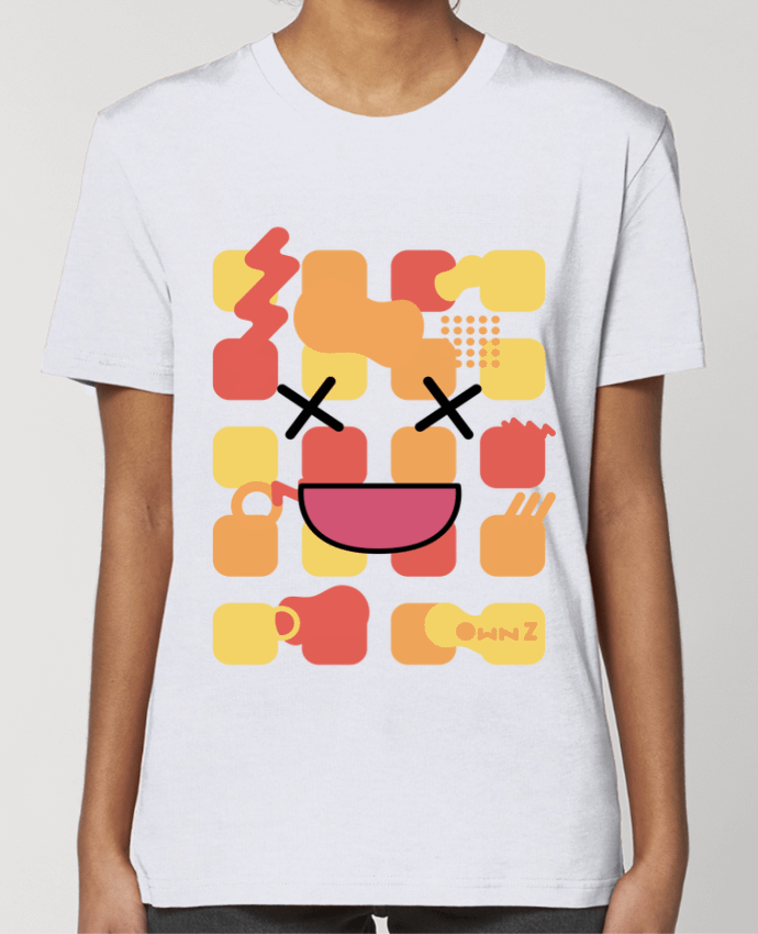 T-shirt Femme Style Appli be Happy Own Z par Own Z