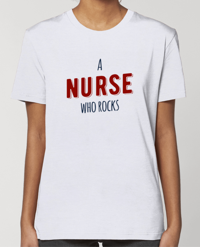 T-shirt Femme A nurse who rocks par tunetoo