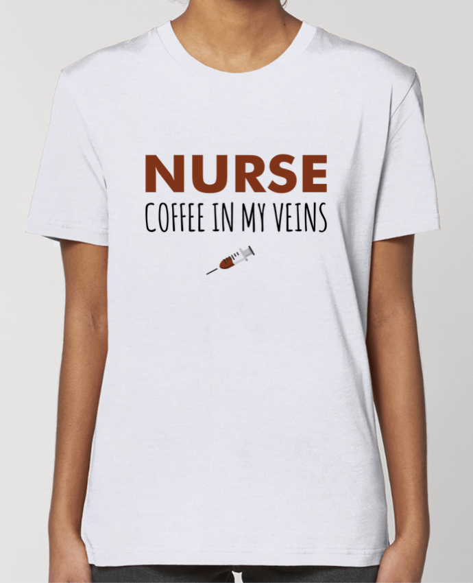 T-shirt Femme Nurse coffee in my veins par tunetoo