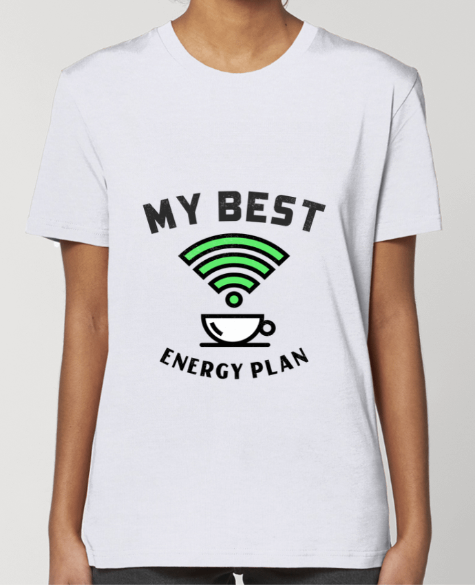 T-shirt Femme The best energy plan par Bossmark