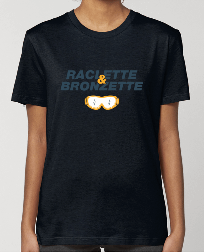 T-shirt Femme Raclette et Bronzette - Ski par tunetoo